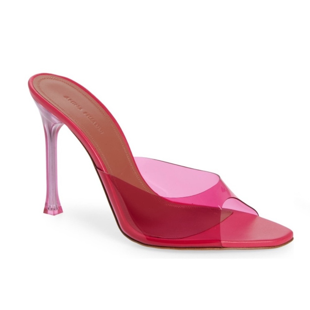 New Amina Muaddi Alexa glass heel size 38EU